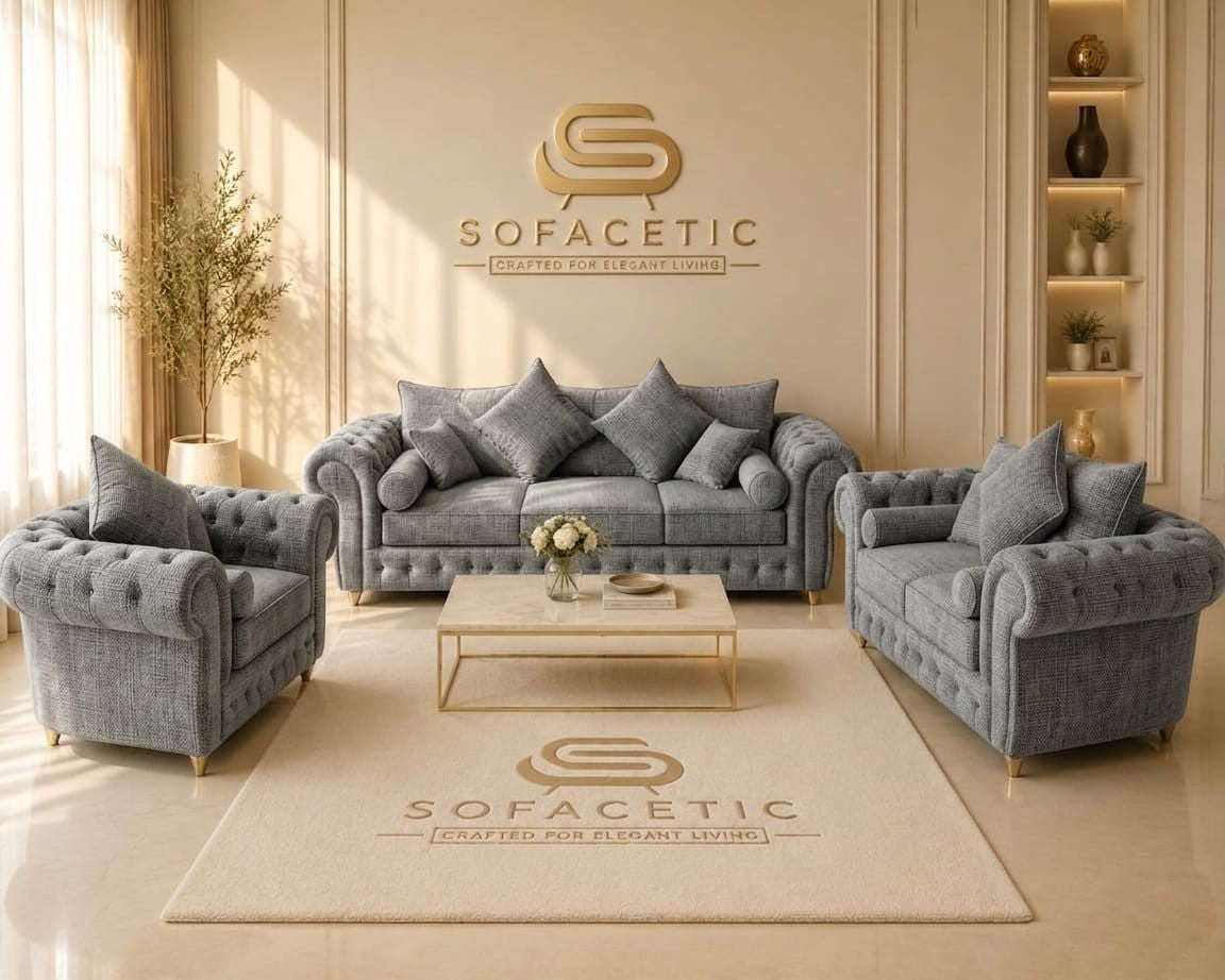 Malibu Chenille Sofa Set