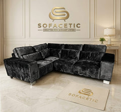Sleefy Crush velvet Comfort Sofa Set