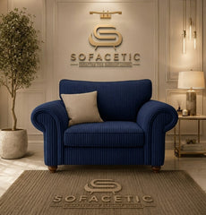 Tanzo Jumbo Cord Luxury Fabric Sofa