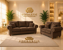 Nicole Jumbo Cord  Luxury Sofa Set