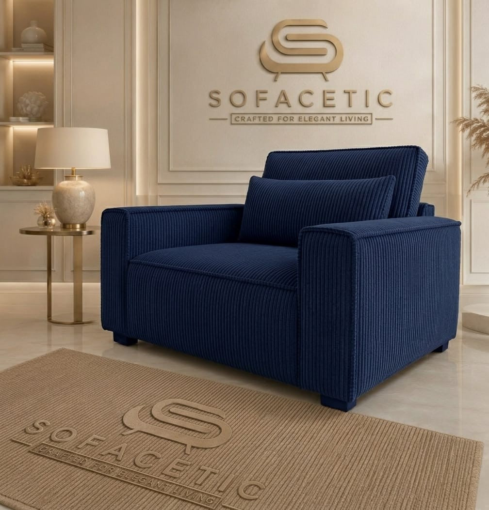 Sleefy Jumbo Cord Comfort Sofa Set