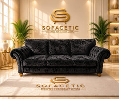 Nicole Crush velvet  Luxury Sofa Set