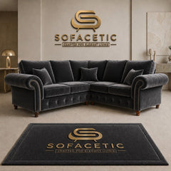 Tanzo Plush velvet Luxury Fabric Sofa