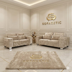 Sleefy Crush velvet Comfort Sofa Set