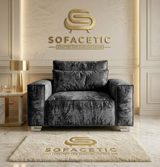 Sleefy Crush velvet Comfort Sofa Set