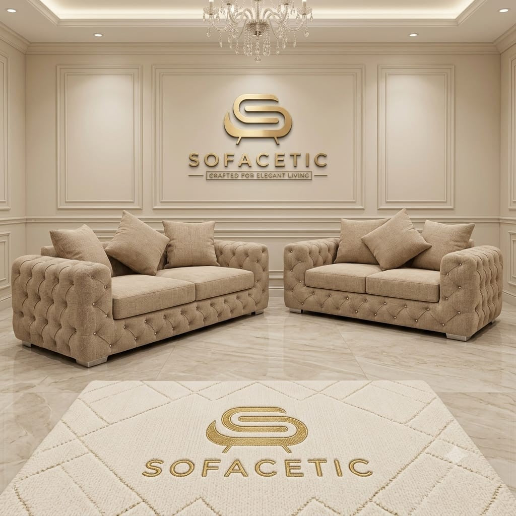 Urban Chenile Living Sofa Set