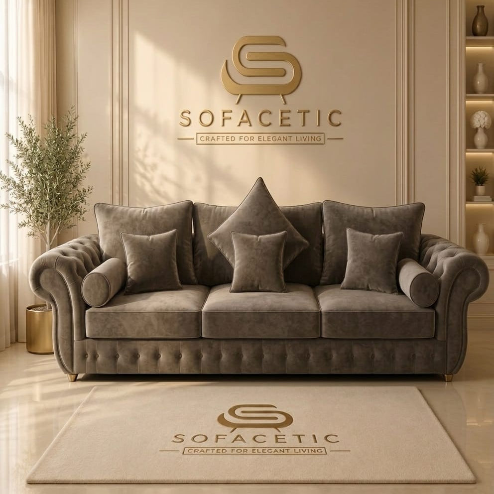 Malibu Chenille Sofa Set