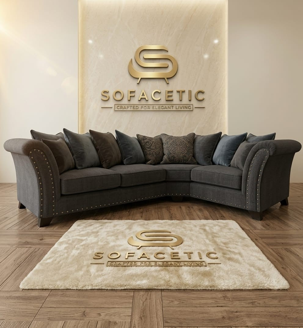Juxen Chenile Designer Sofa Set
