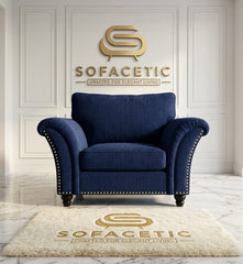 Juxen Chenile Designer Sofa Set