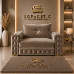Urban Plush velvet Living Sofa Set