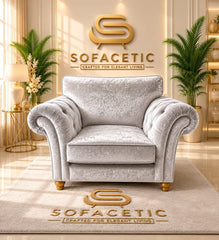 Nicole Crush velvet  Luxury Sofa Set
