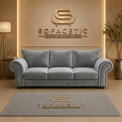 Monzi Plush velvet  Contemporary Sofa Set