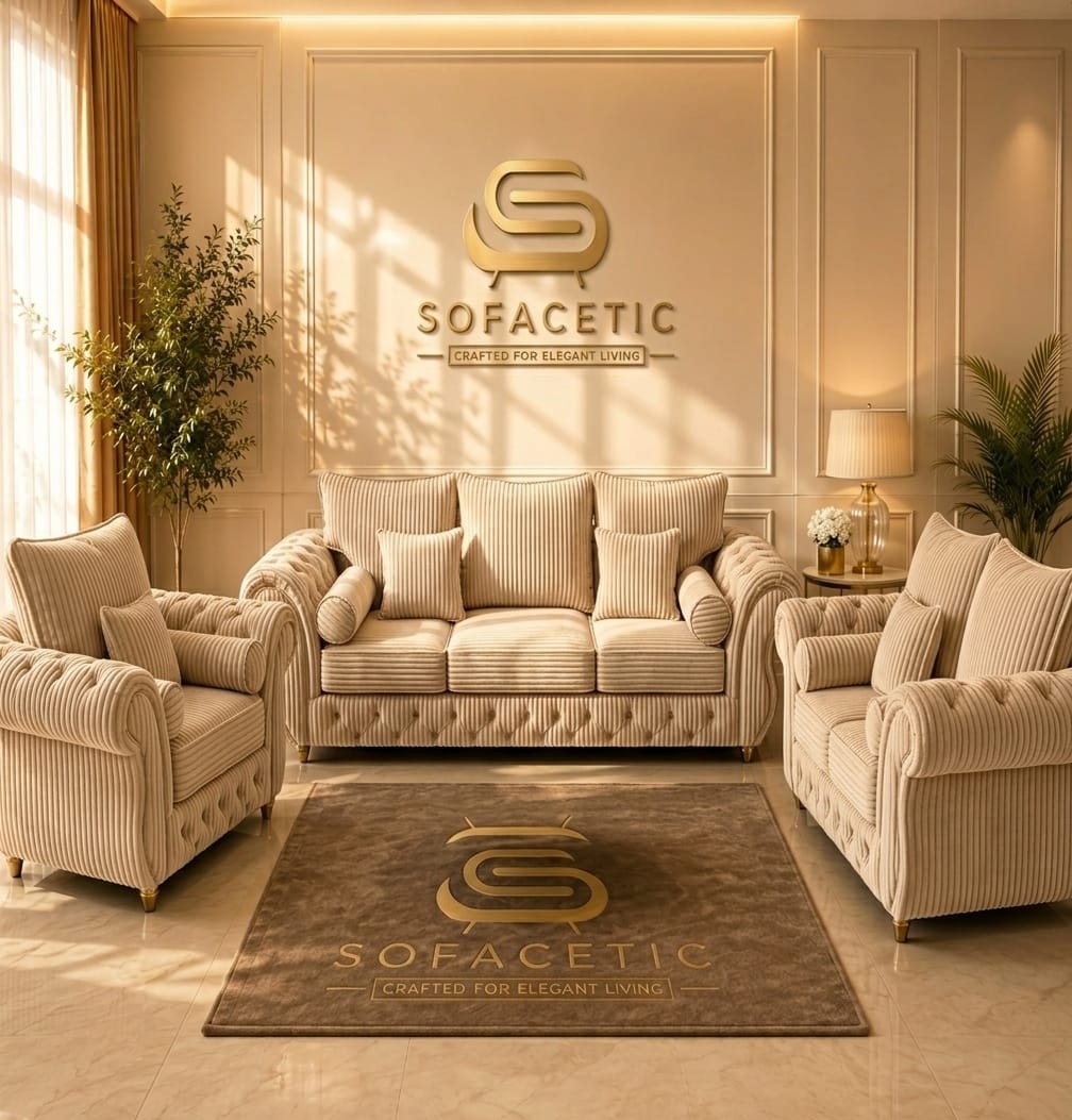 Malibu Jumbo Cord Sofa Set