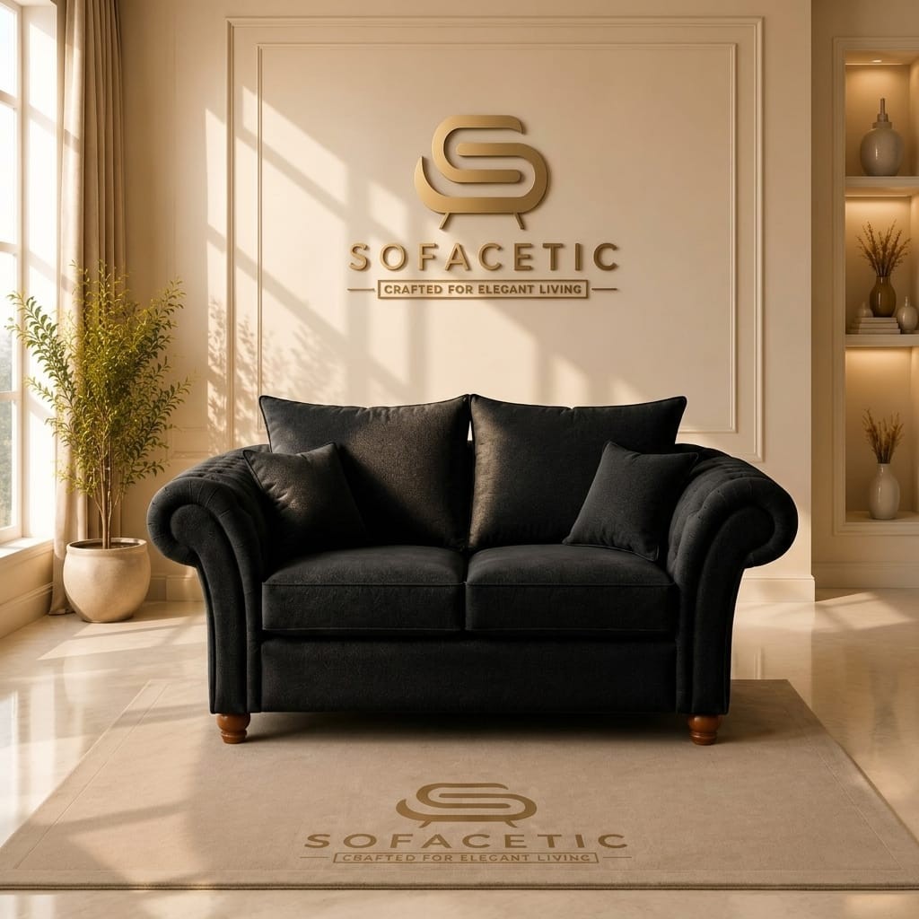 Nicole Plush velvet  Luxury Sofa Set