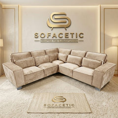 Sleefy Chenile  Comfort Sofa Set