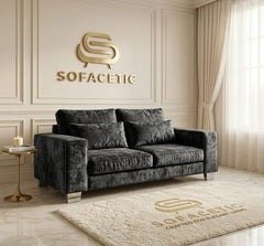 Sleefy Crush velvet Comfort Sofa Set