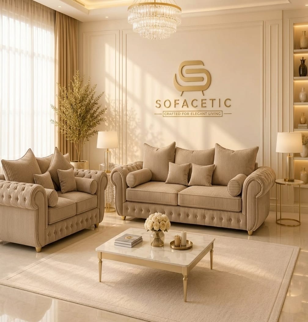 Malibu Jumbo Cord Sofa Set