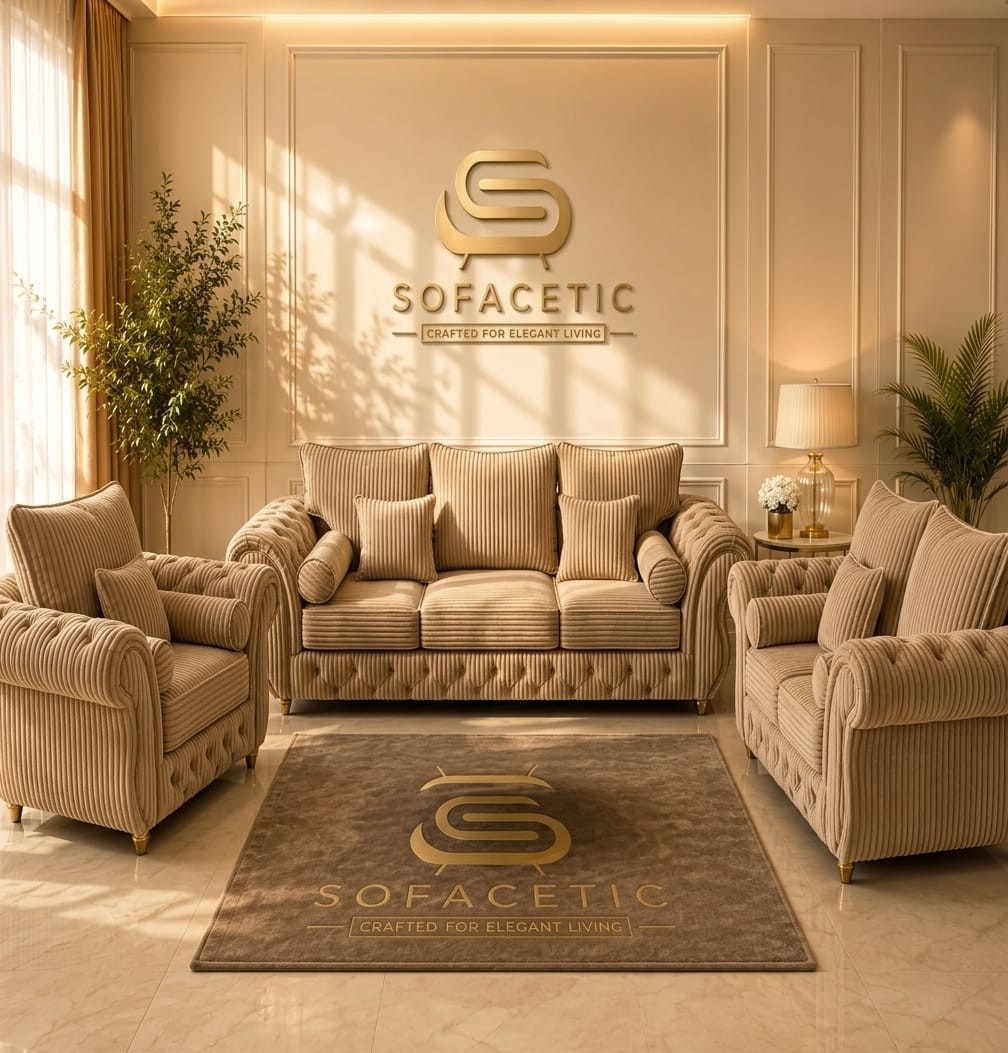 Malibu Jumbo Cord Sofa Set