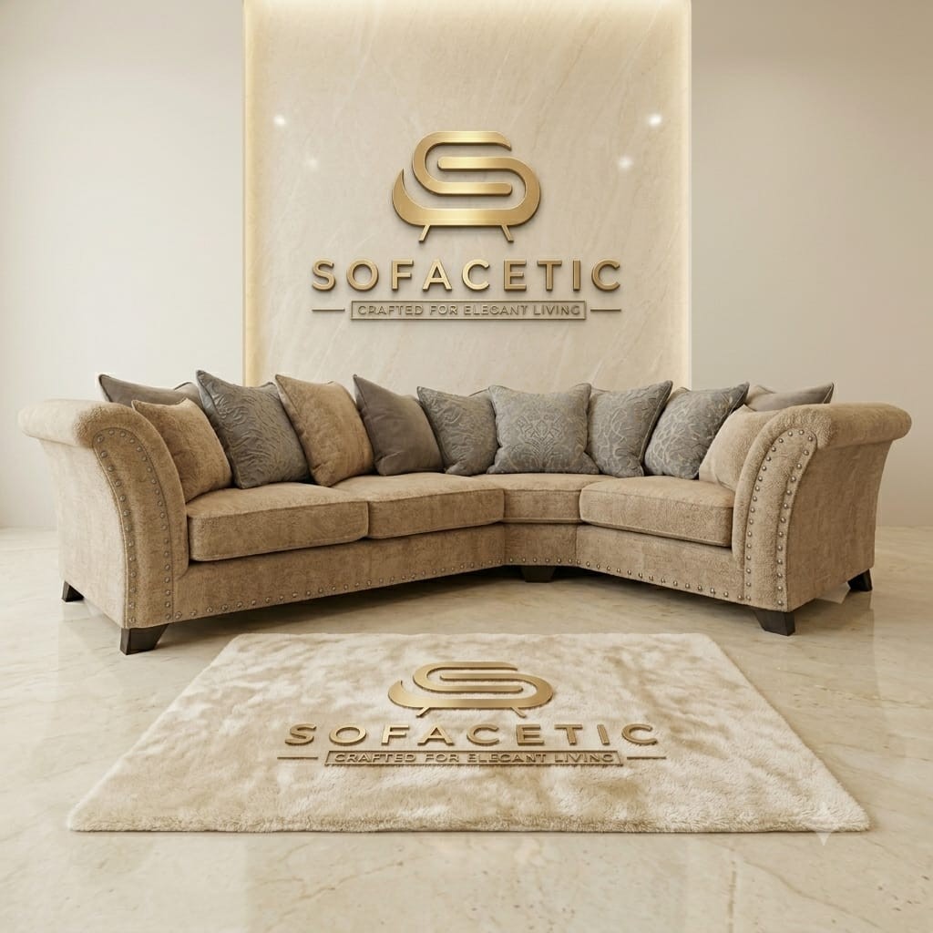 Juxen Chenile Designer Sofa Set