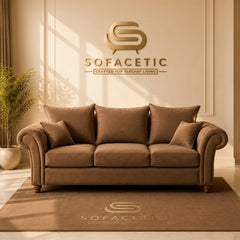 Nicole Plush velvet  Luxury Sofa Set