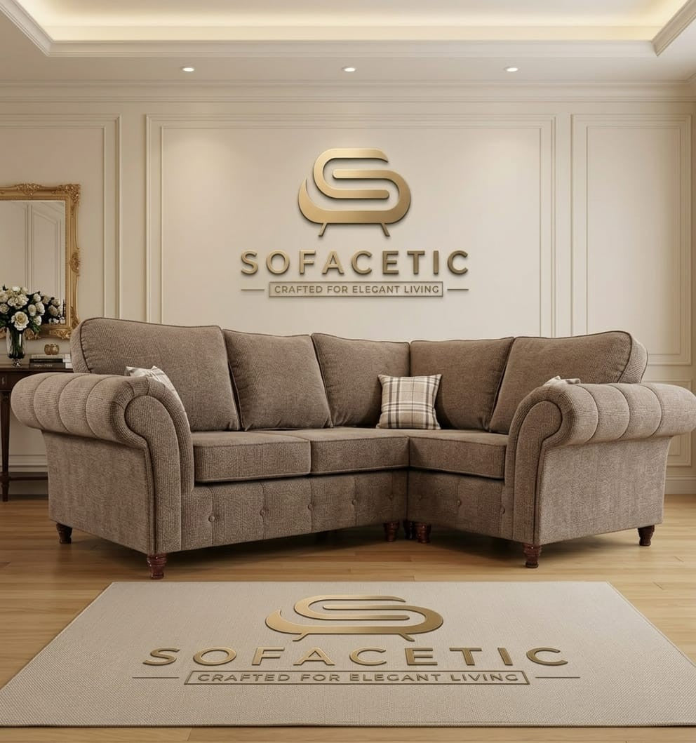 Tanzo Chenile Luxury Fabric Sofa