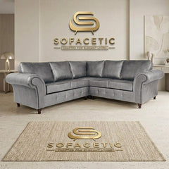 Tanzo Plush velvet Luxury Fabric Sofa