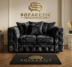 Urban Crush velvet Living Sofa Set
