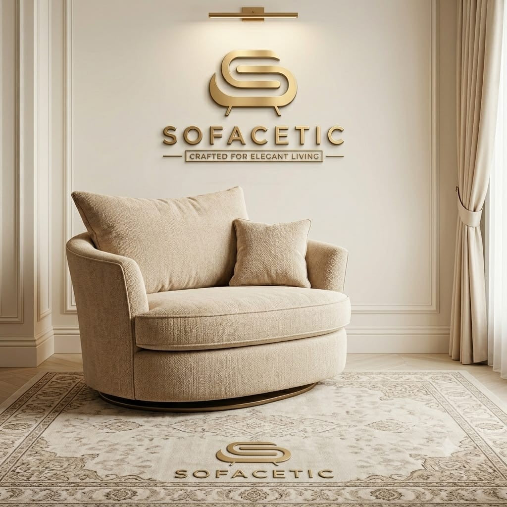 Juxen Chenile Designer Sofa Set