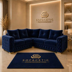 Urban Plush velvet Living Sofa Set