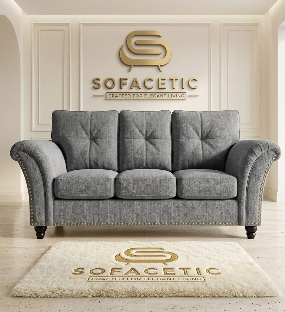 Juxen Chenile Designer Sofa Set