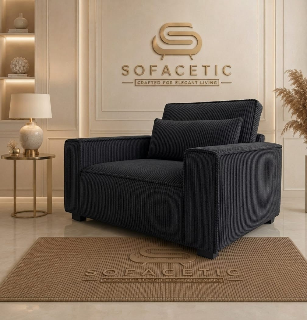 Sleefy Jumbo Cord Comfort Sofa Set