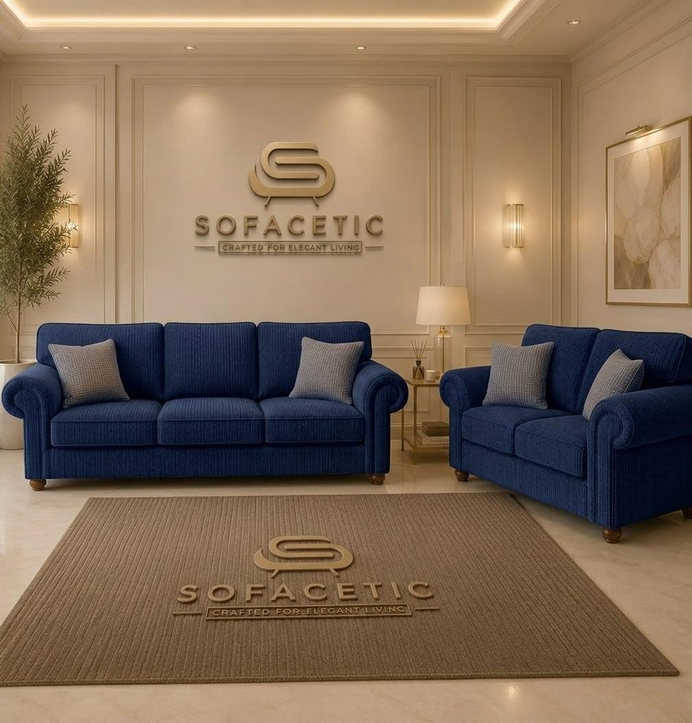 Tanzo Jumbo Cord Luxury Fabric Sofa