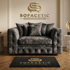 Urban Crush velvet Living Sofa Set