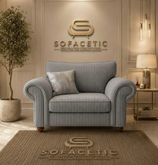 Tanzo Jumbo Cord Luxury Fabric Sofa