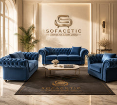 Nicole Plush velvet  Luxury Sofa Set