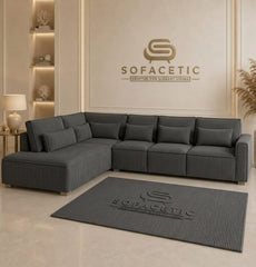 Sleefy Jumbo Cord Comfort Sofa Set