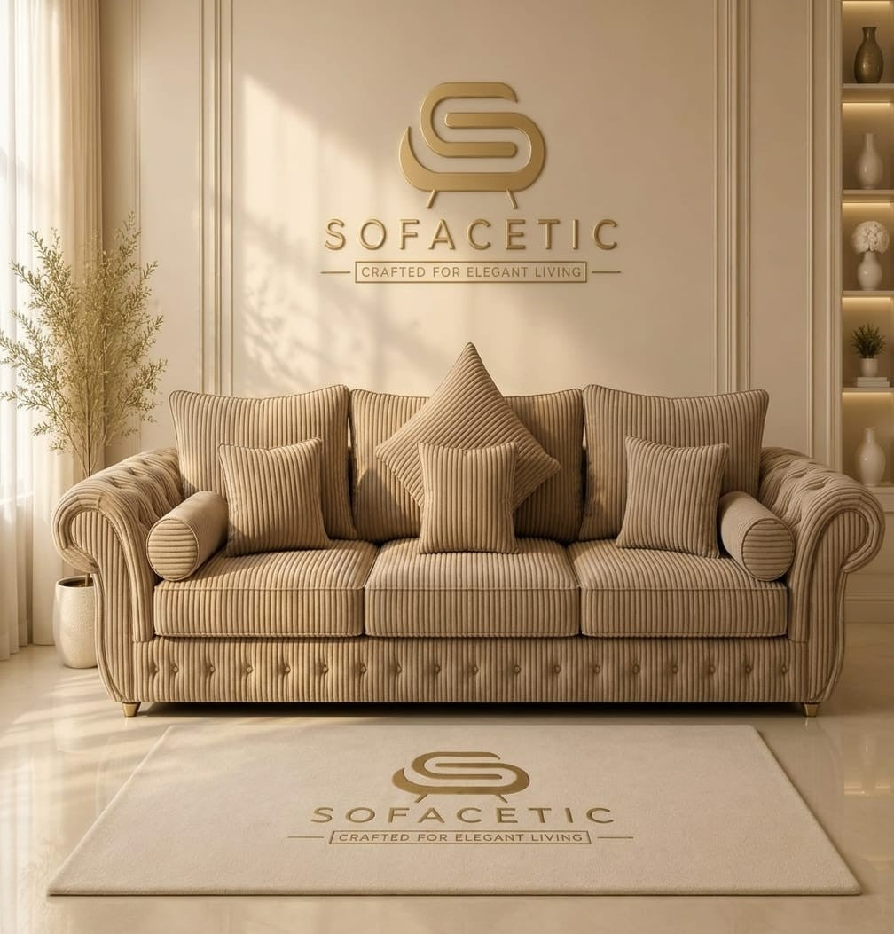 Malibu Jumbo Cord Sofa Set