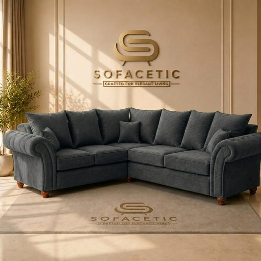 Nicole Chenille  Luxury Sofa Set