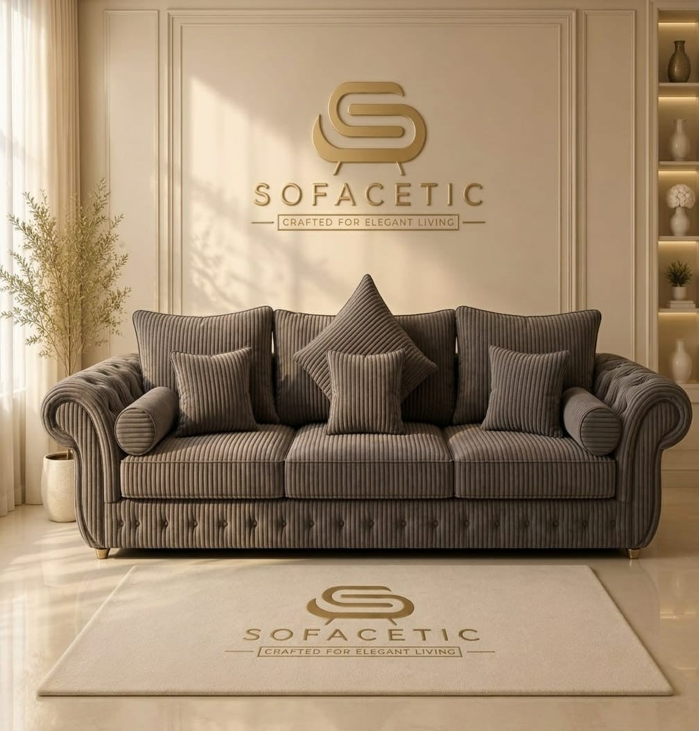 Malibu Jumbo Cord Sofa Set