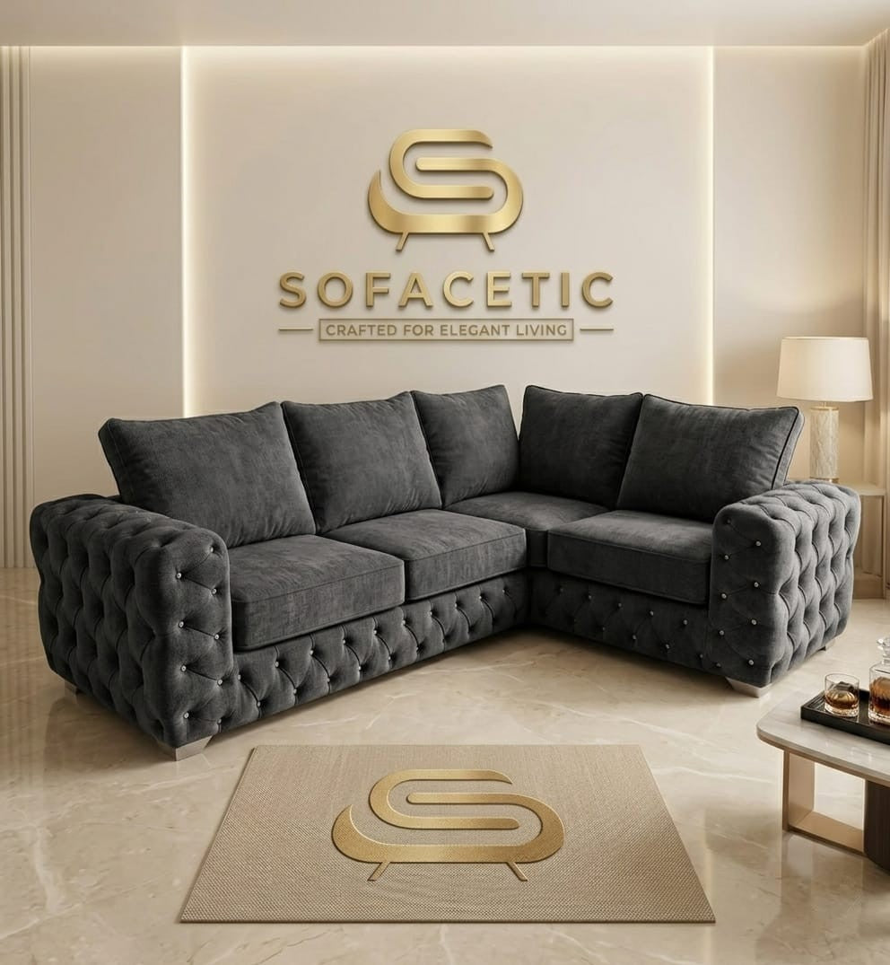 Urban Chenile Living Sofa Set