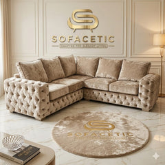 Urban Crush velvet Living Sofa Set