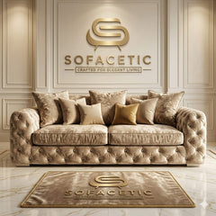 Urban Crush velvet Living Sofa Set