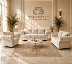 Nicole Plush velvet  Luxury Sofa Set
