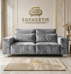 Sleefy Crush velvet Comfort Sofa Set