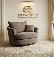 Juxen Chenile Designer Sofa Set