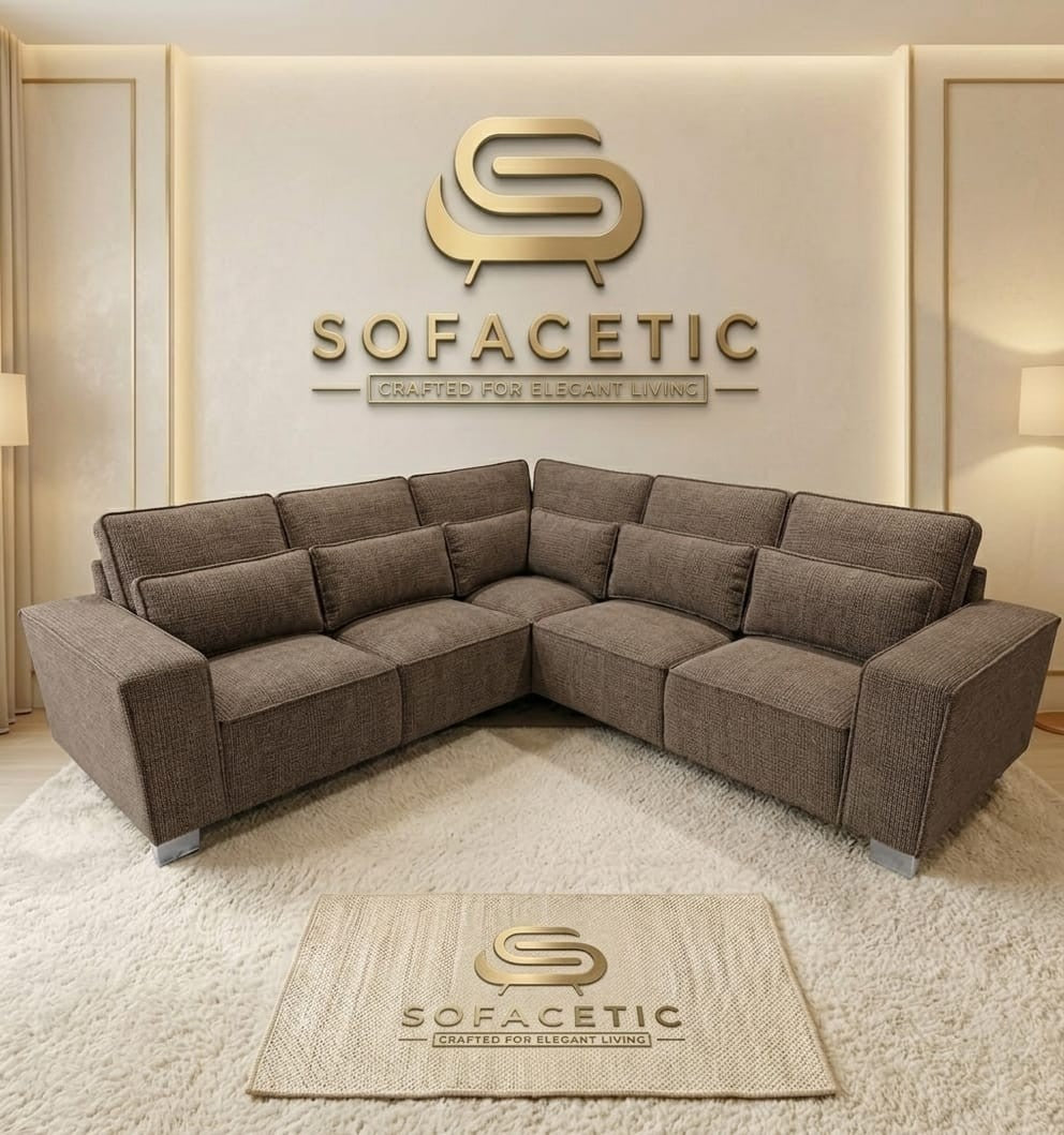 Sleefy Chenile  Comfort Sofa Set
