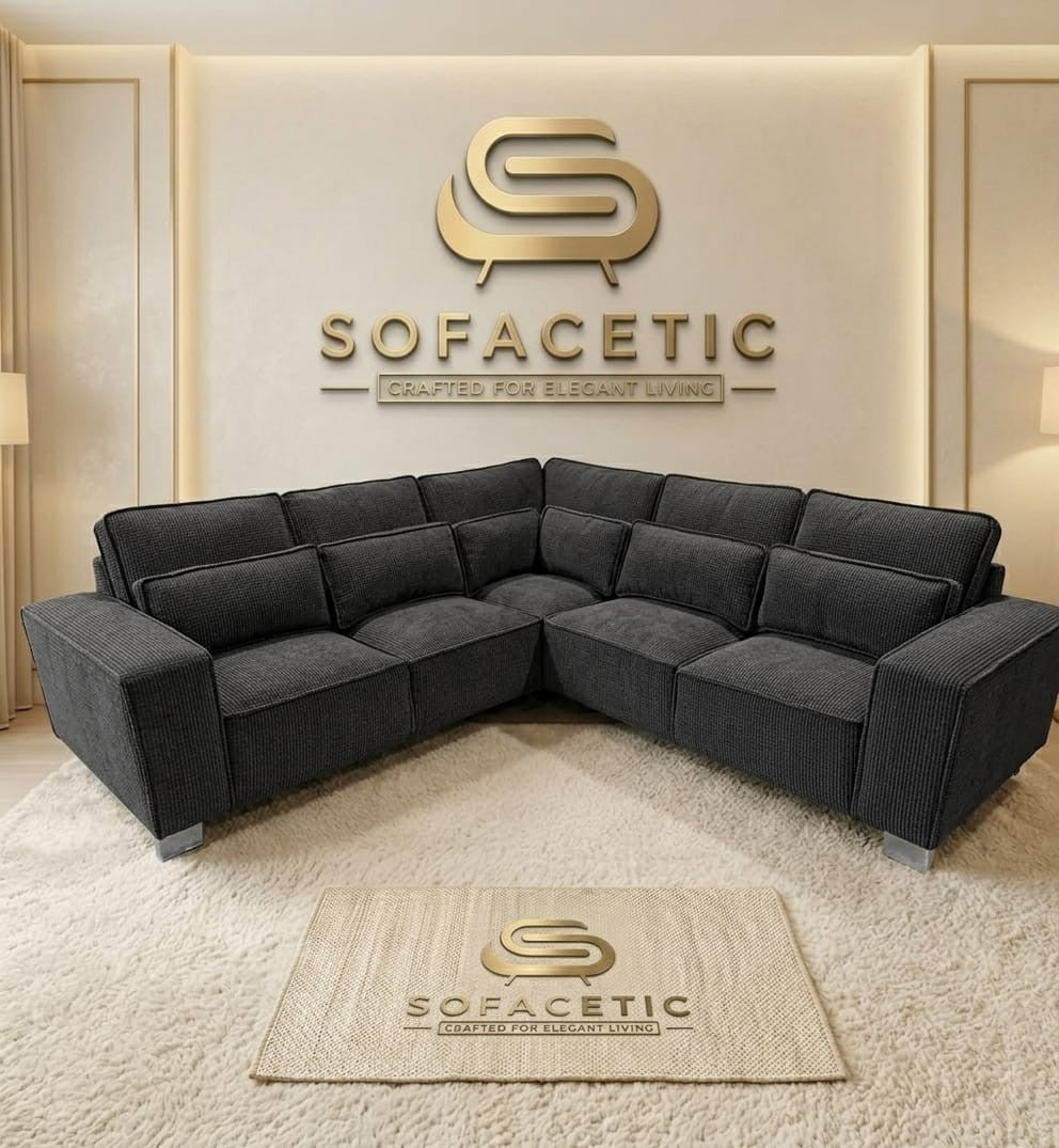 Sleefy Chenile  Comfort Sofa Set