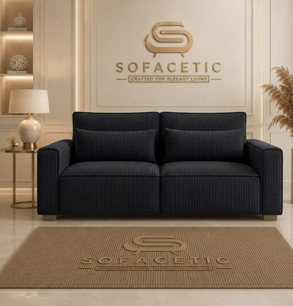 Sleefy Jumbo Cord Comfort Sofa Set
