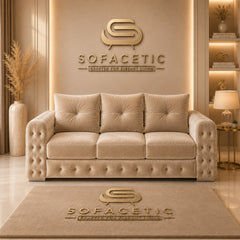 Urban Plush velvet Living Sofa Set