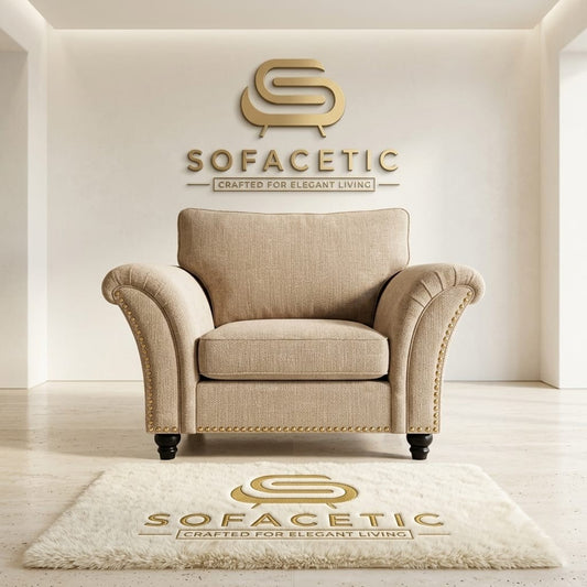 Juxen Chenile Designer Sofa Set